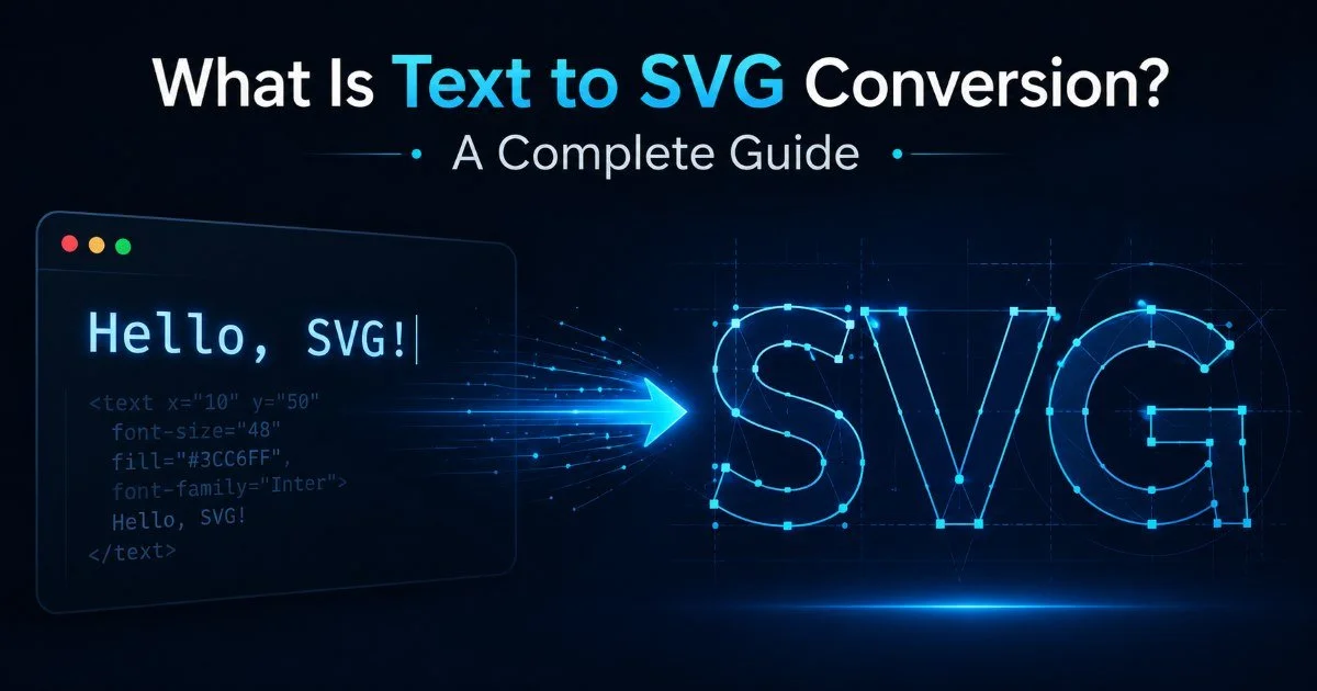 What Is Text to SVG Conversion? A Complete Guide