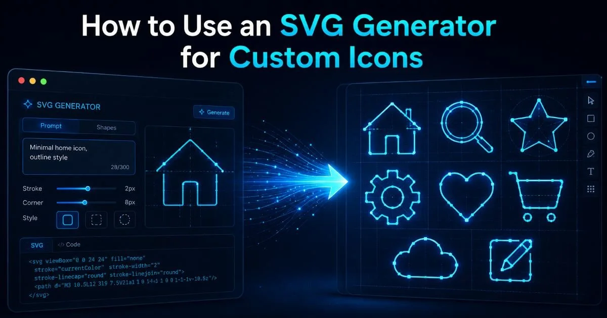 How to Use an SVG Generator for Custom Icons